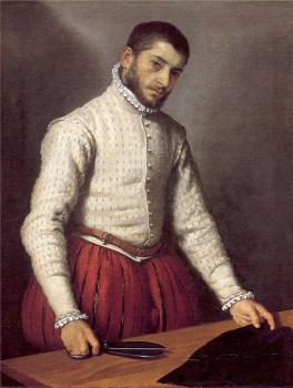 喬瓦尼 巴蒂斯塔 莫羅尼 Portrait of a Man (The Tailor) 喬瓦尼 巴蒂斯塔 莫羅尼 Portrait of a Man (The Tailor)